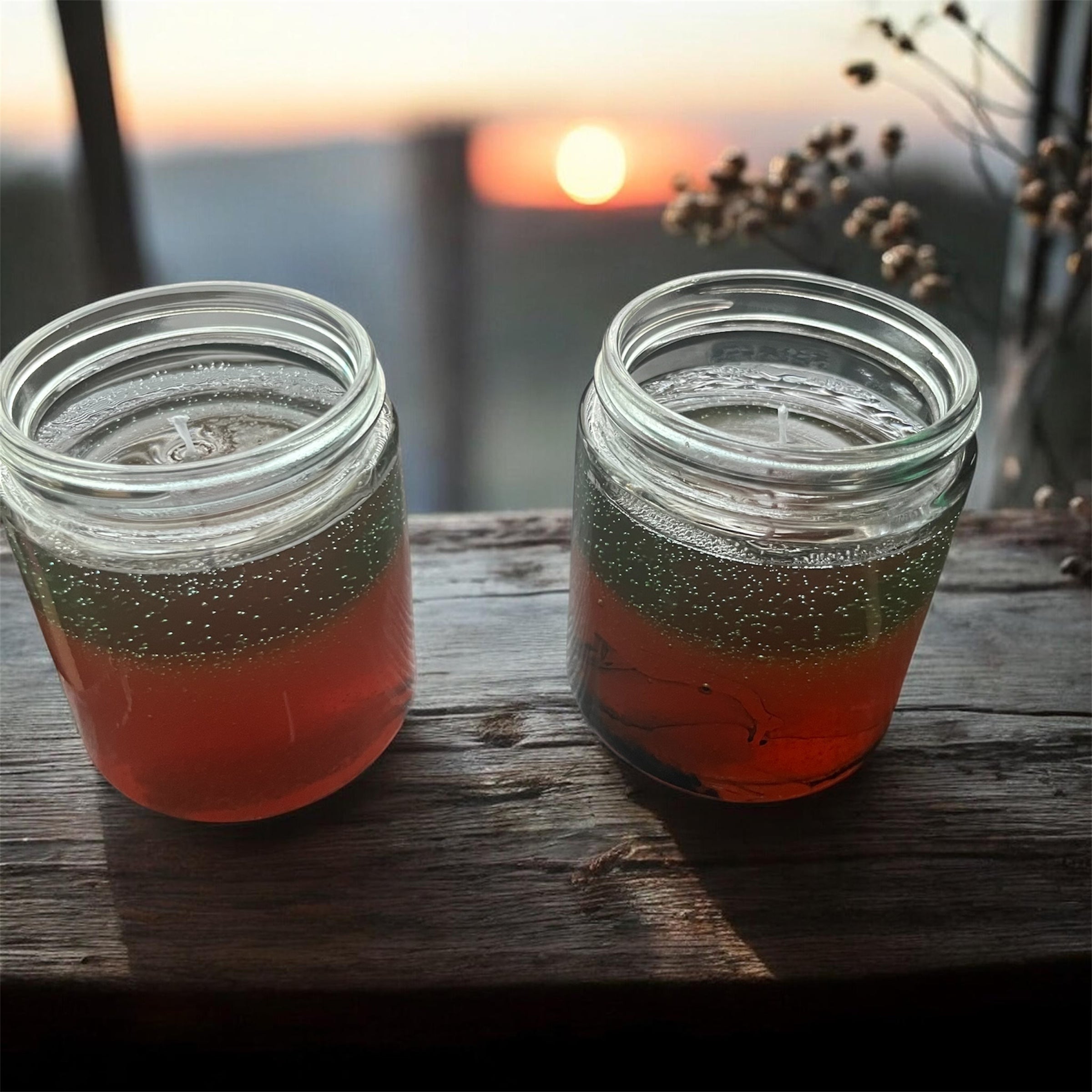 Citrus Mimosa Candle – Scented Gel Wax Candle | Happy Mood Collection
