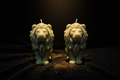 Lion Candles Front Facing Luxury
